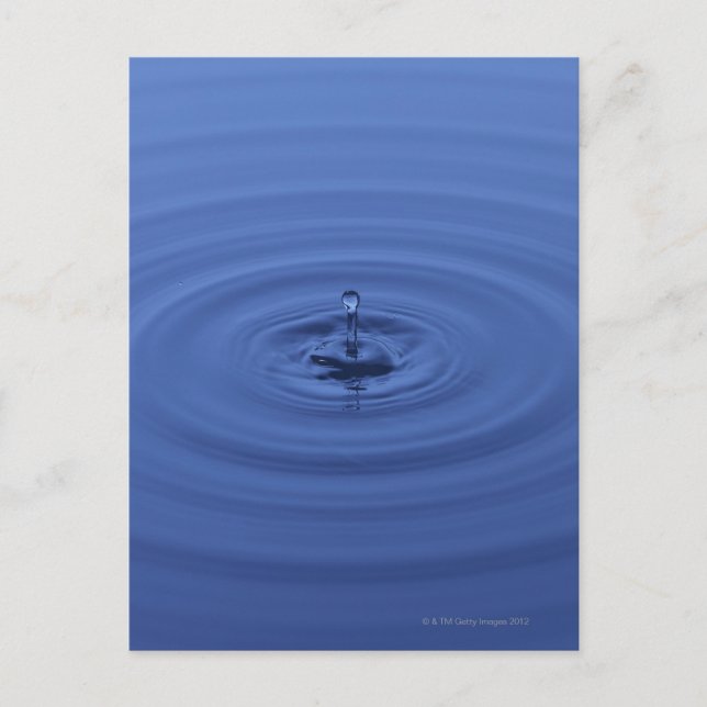 Cartão Postal Gotas de água (Frente)
