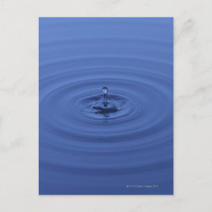 Cartão Postal Gotas de água