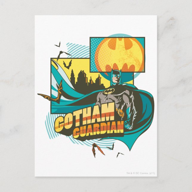 Cartão Postal Gotham Guardian (Frente)
