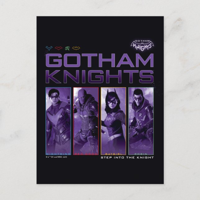 Cartão Postal Gotham Knights Hero Panels (Frente)
