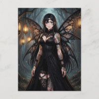 Gothic Anime Fada Menina | Mantendo Contato