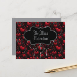 Cartão Postal Gothic Be Minel Valentine