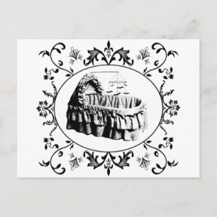 Cartão Postal Gótica Batty Bassinet