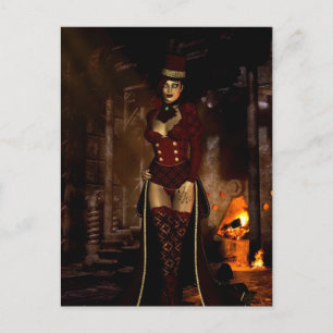 Cartão Postal Gótica Girls Baixo do Cartaz do Lear