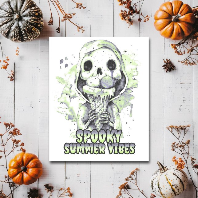 Cartão Postal Gótico de Verão Spooky Summer Vibes (Criador carregado)