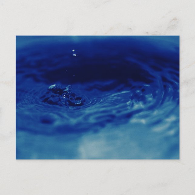 Cartão Postal Gouffre d'eau bleu (Frente)