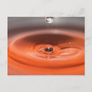Cartão Postal Goutte d'eau