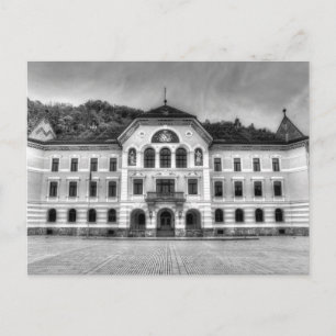 Cartão Postal Governo House do Liechtenstein