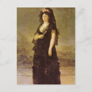 Cartão Postal Goya y Lucientes, Francisco de Portrait do Que