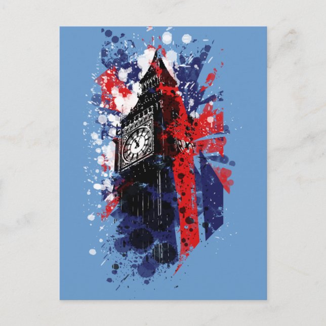 Cartão Postal Grã-Bretanha Big Ben (Frente)