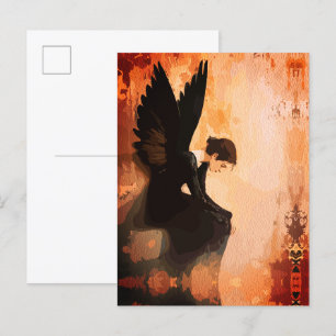 Cartão Postal Graça Caída – Reflexão do Anjo Melancólico