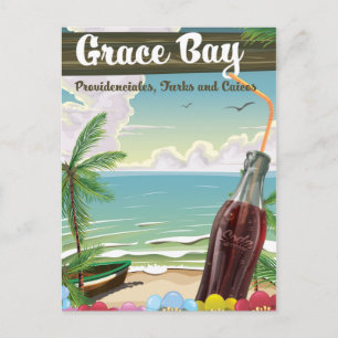 Cartão Postal Grace Bay, Providenciales, Turks e Caicos Viagem