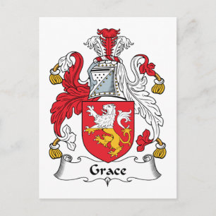 Cartão Postal Grace Family Crest