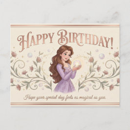 Cartão Postal Graceful Moments Birthday Card for Women