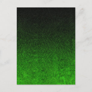 Cartão Postal Gradação da Brilhante Preta e Verde
