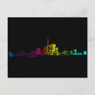 Cartão Postal Gradiente Toronto Skyline