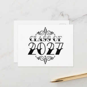 Cartão Postal Graduação da Turma de 2027 ao Estilo Tat