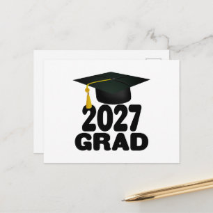 Cartão Postal Graduação da Turma de 2027 Destacada