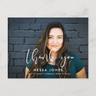 Cartão Postal Graduação de Foto na moda design