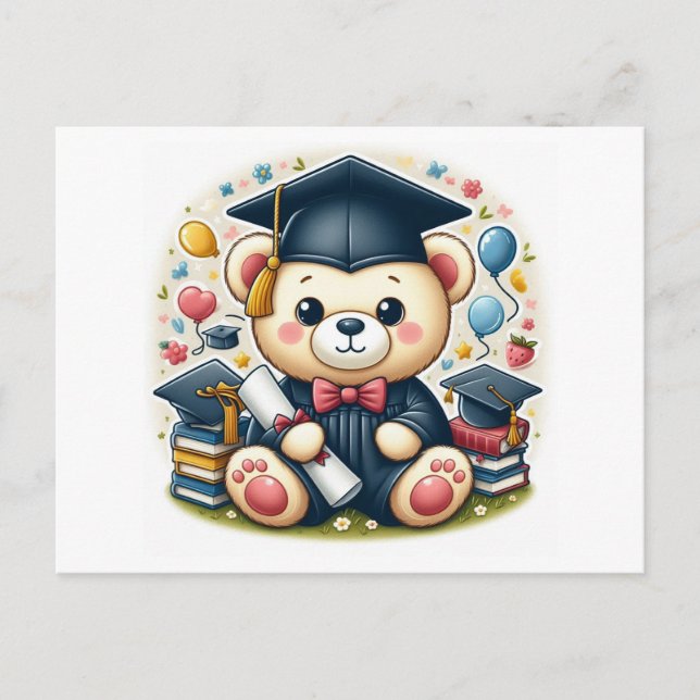 Cartão Postal "Graduação do Urso de Teddy" (Frente)