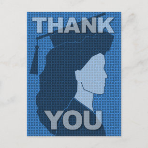 Cartão Postal Graduação Obrigado Cartaz - Palhaço 2