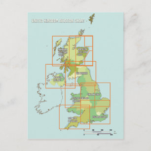 Cartão Postal Gráfico de aviação do Reino Unido