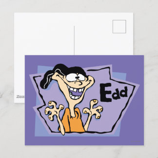 Cartão Postal Gráfico de Caracteres Edd