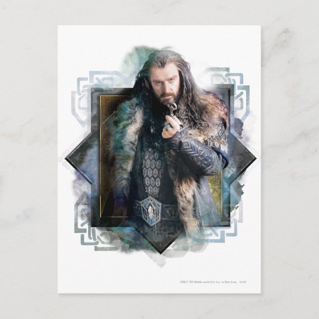 Cartão Postal Gráfico de Caracteres THORIN OAKENSHIELD™ (Frente)