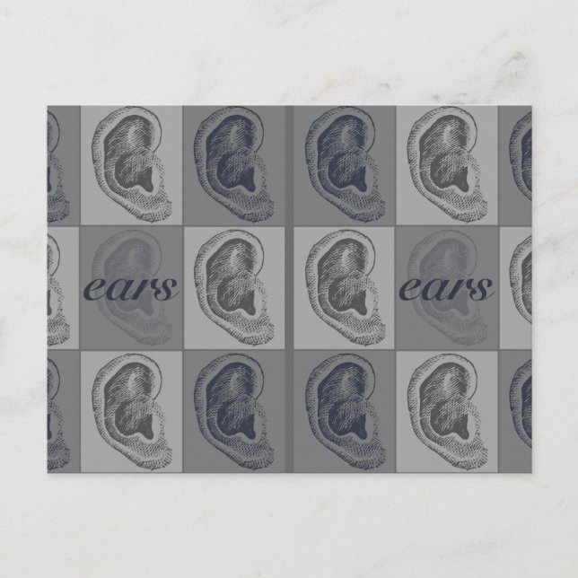 Cartão Postal Gráfico de Oito Anos (Frente)