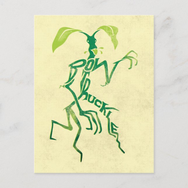 Cartão Postal Gráfico de Tipografia BOWTRUCKLE™ PICKETT™ (Frente)