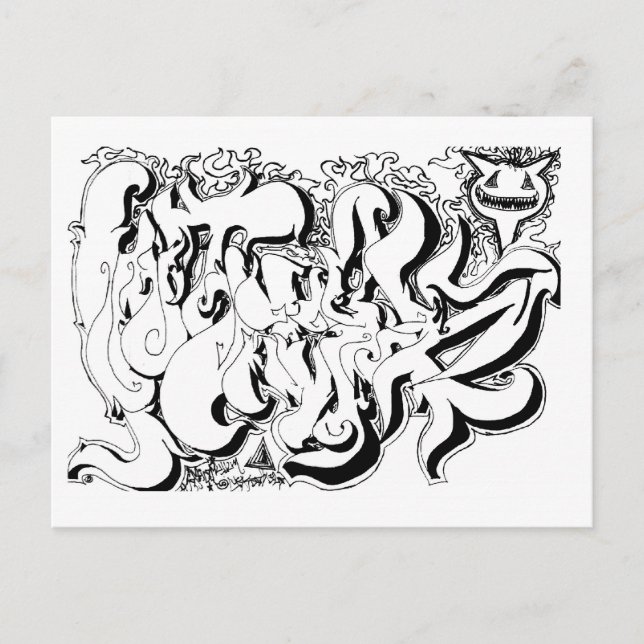 Cartão Postal Gráfico Percentual (Frente)