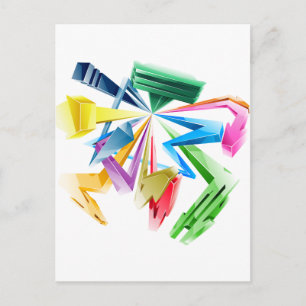 Cartão Postal grafite 3d