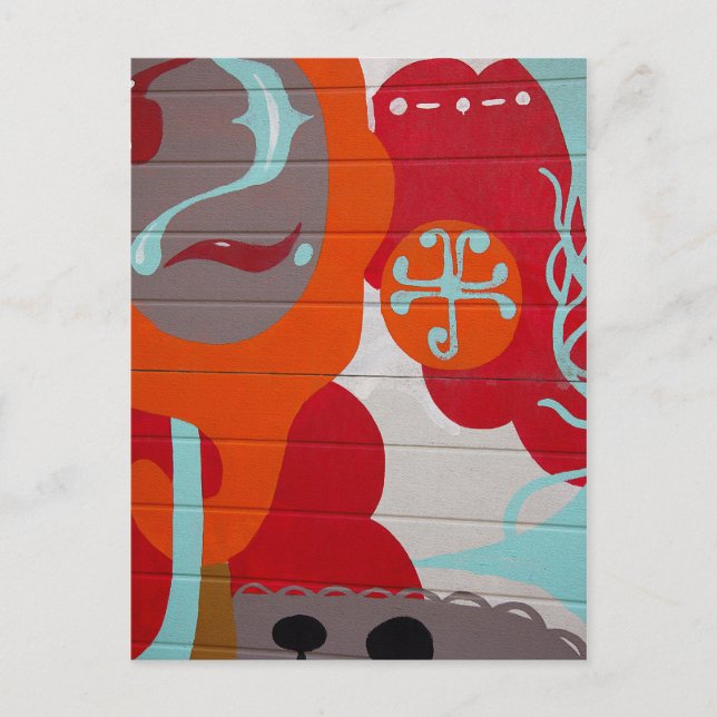 Cartão Postal Grafite colorido (Frente)