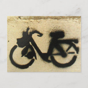 Cartão Postal grafite de ciclosabotador