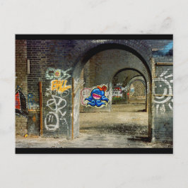 Cartão Postal Grafite de Manchester