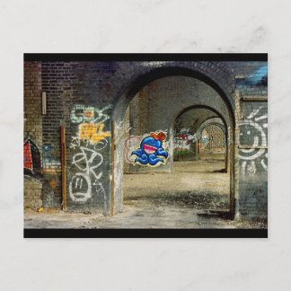 Cartão Postal Grafite de Manchester
