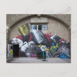 Cartão Postal Grafite De Stadtbahnbogen, Wien Österreich