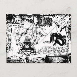 Cartão Postal Grafite Delight