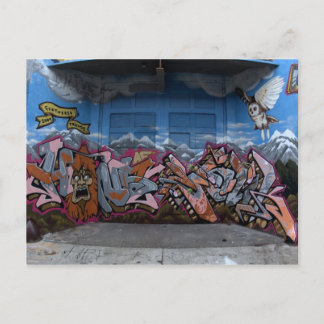 Cartão Postal grafite em Seattle, WA