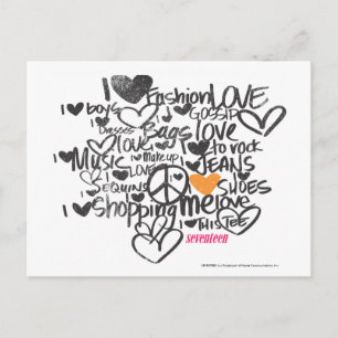 Cartão Postal Grafite Laranja