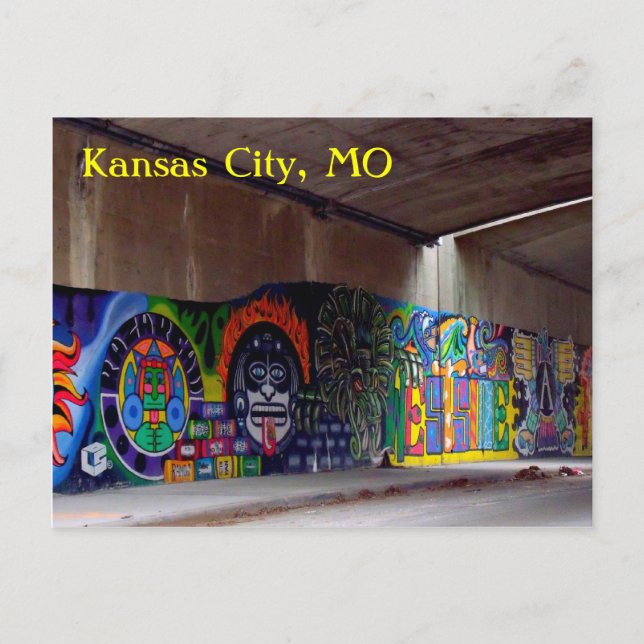 Cartão Postal Grafite latino (Frente)