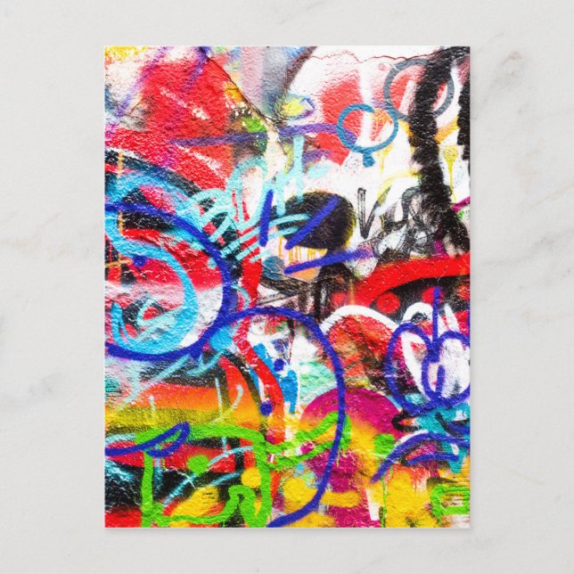 Cartão Postal Grafite louco (Frente)