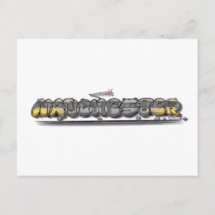 Cartão Postal Grafite metropolitano de Manchester