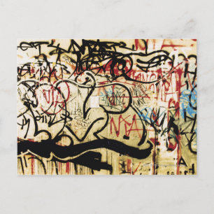 Cartão Postal Grafite na parede