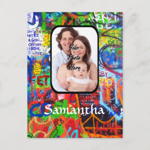Cartão Postal Grafite Personalizado