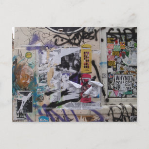 Cartão Postal Grafites de Londres