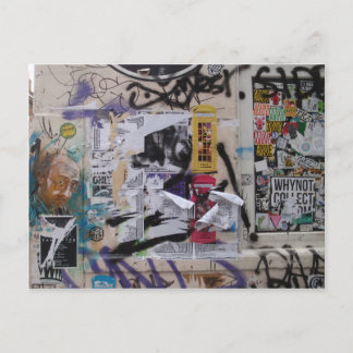Cartão Postal Grafites de Londres