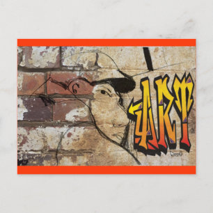 Cartão Postal Grafiti Artist