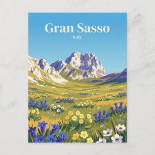 Cartão Postal Gran Sasso d'Italia Itália