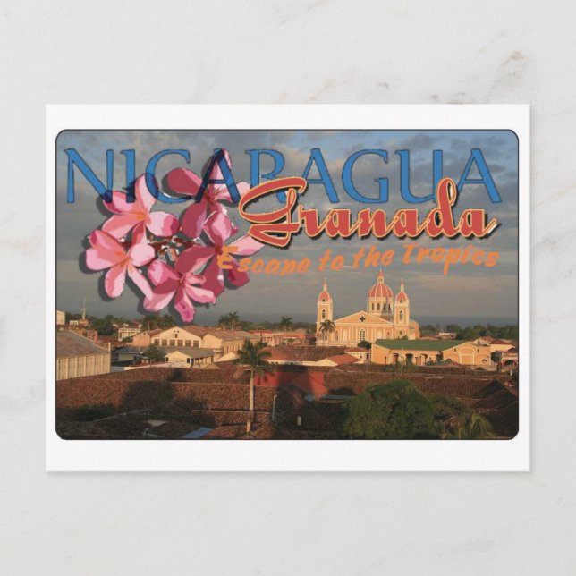 Cartão Postal Granada Nicarágua (Frente)